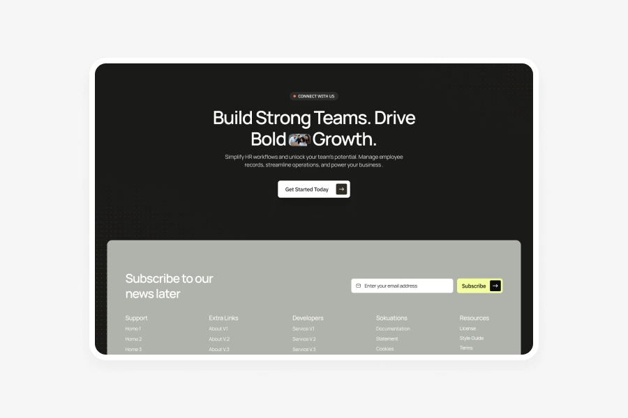 Axora - Footer