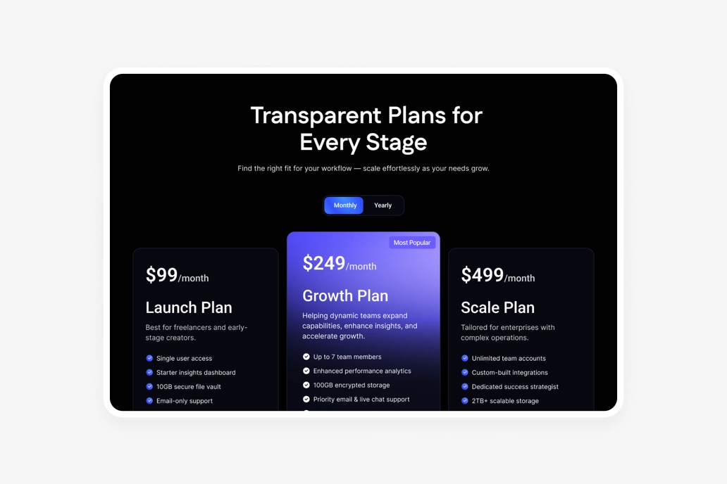 Brenoraq - Pricing