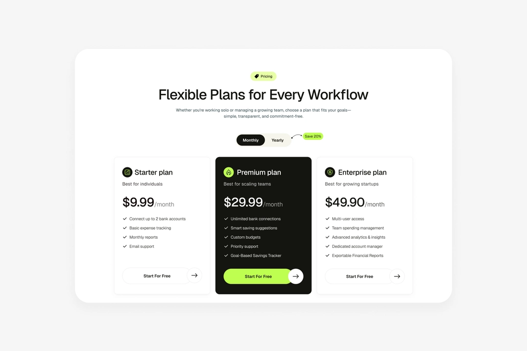 Elvixo - Pricing