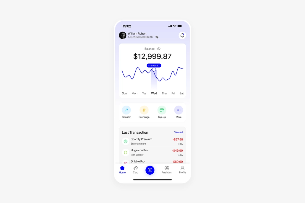 Fintech App UI