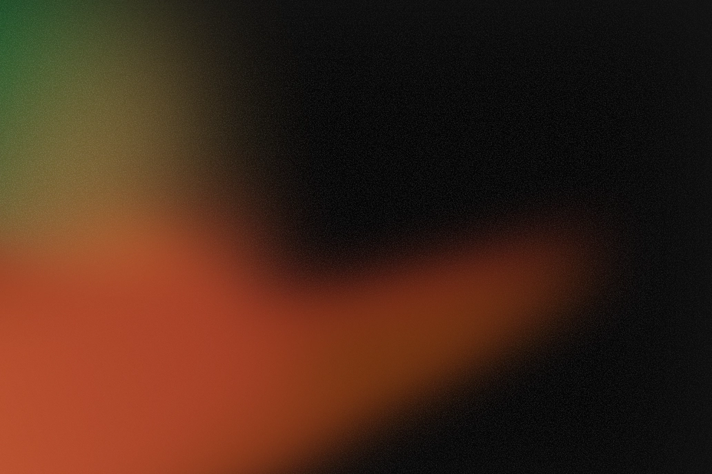 Grainy Orange & Green Gradient Background