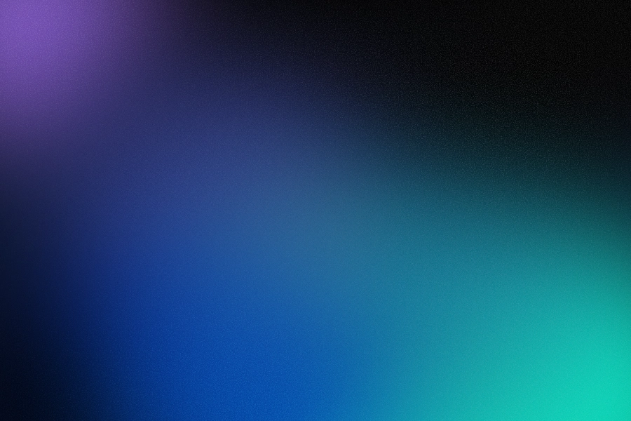 Grainy Teal Nebula Gradient Background
