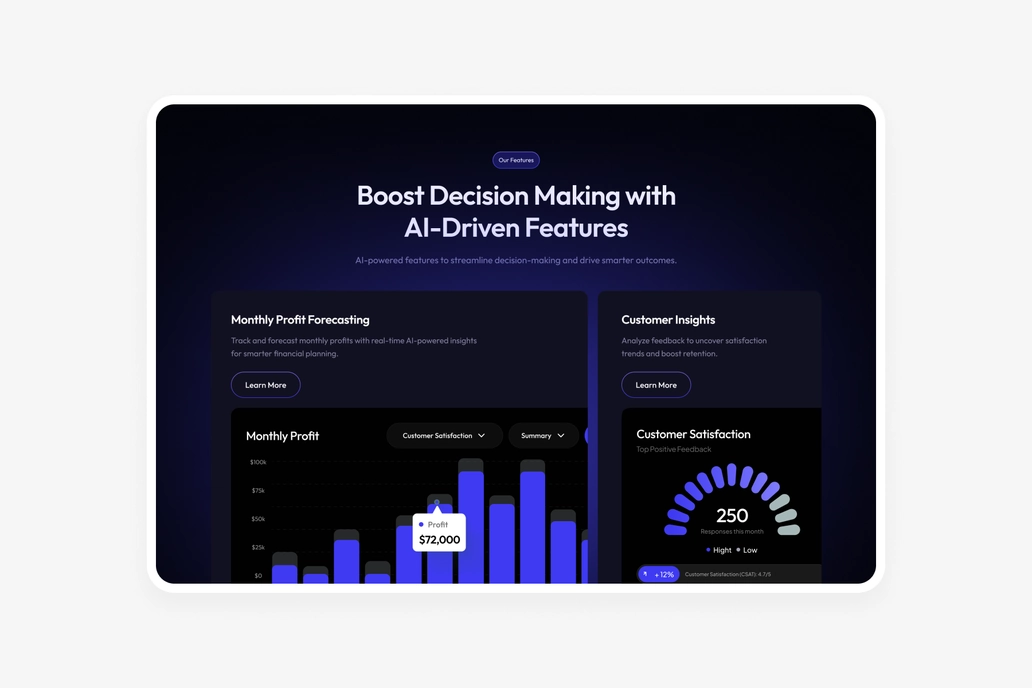Kynora - Features Figma UI