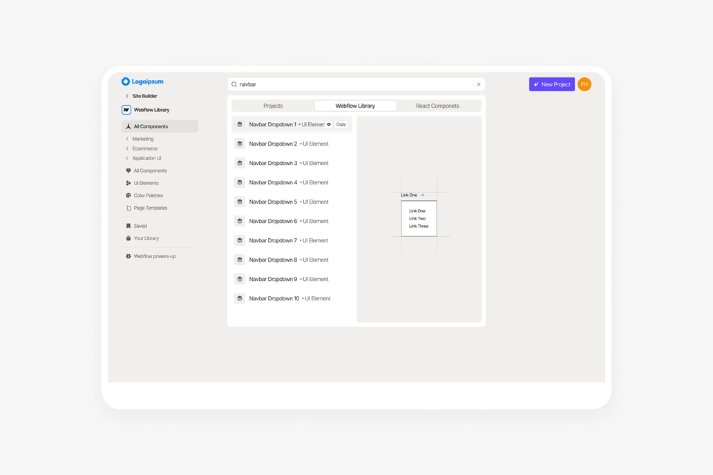 Logoipsum - Search Bar