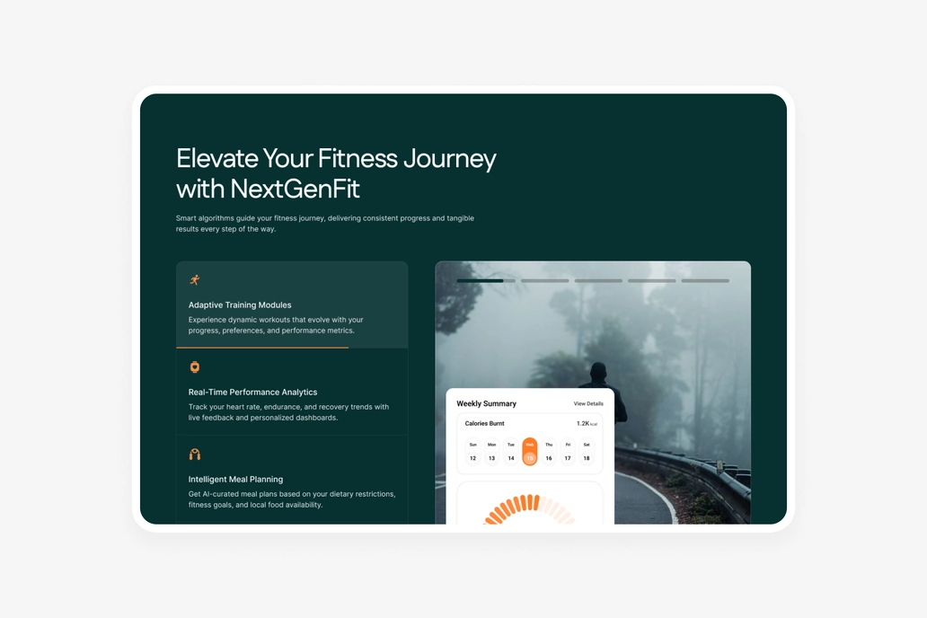 NextGenFit - Service Figma UI