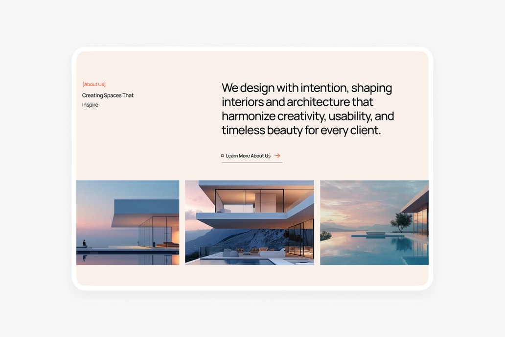 Novara - About Us Figma UI