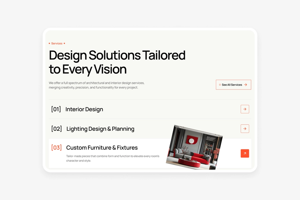 Novixa - Service Figma UI