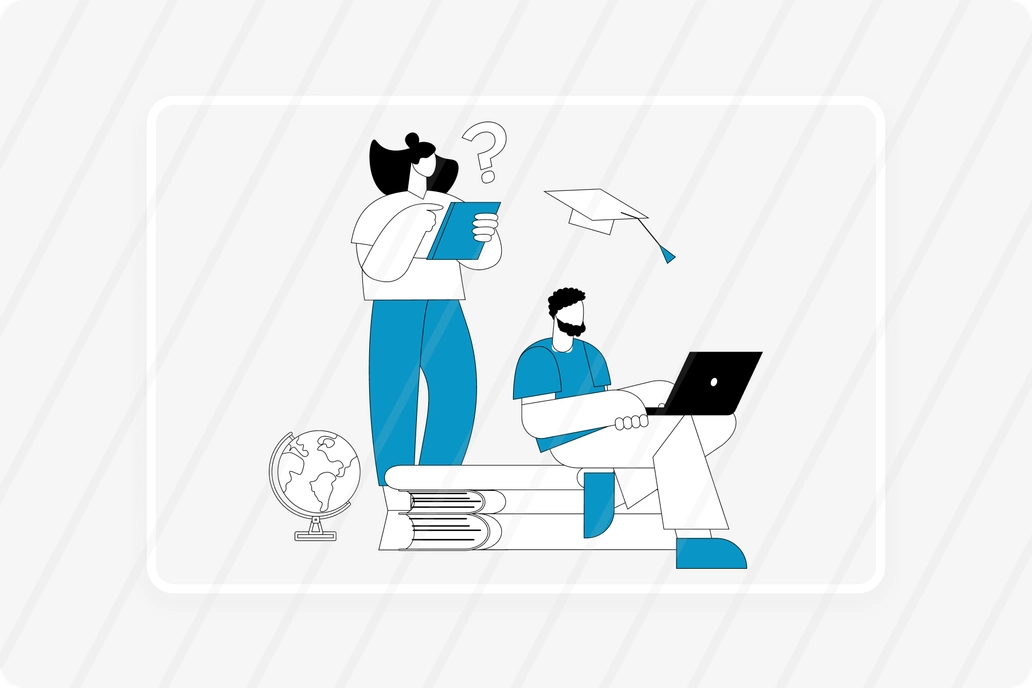 Online Learning concept illustration