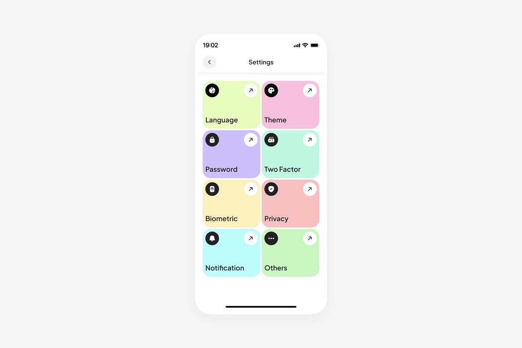 Settings Screen UI