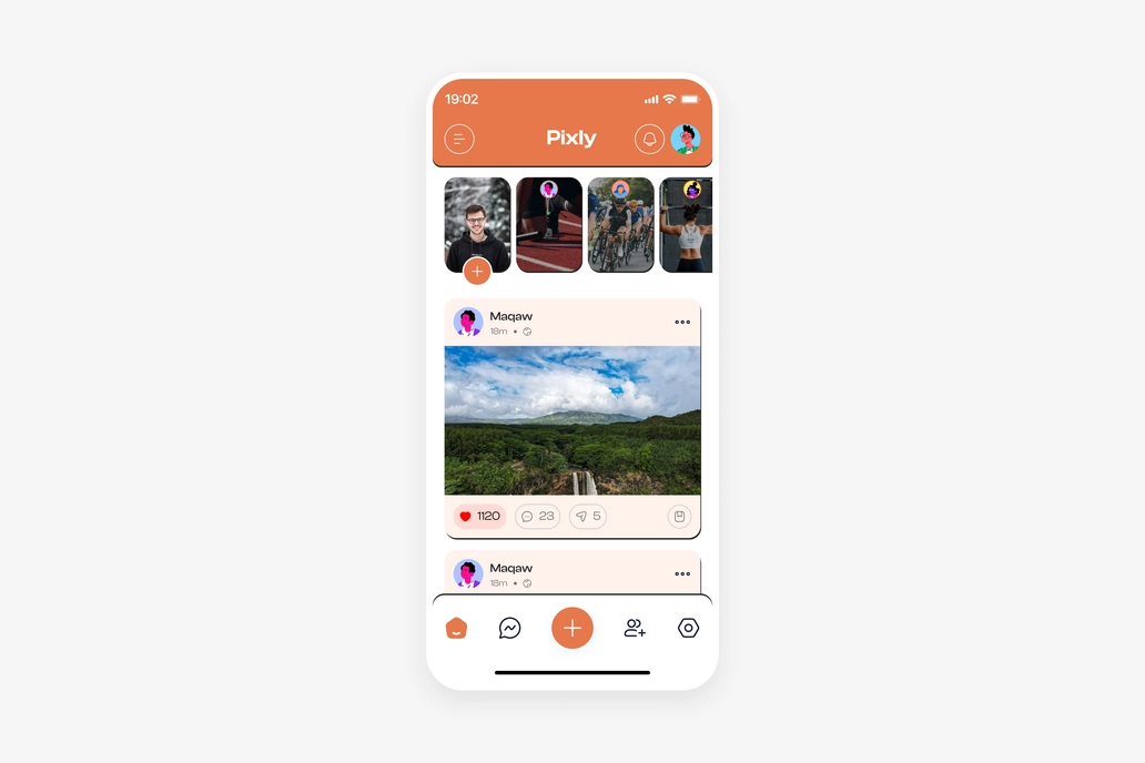 Social Media App UI