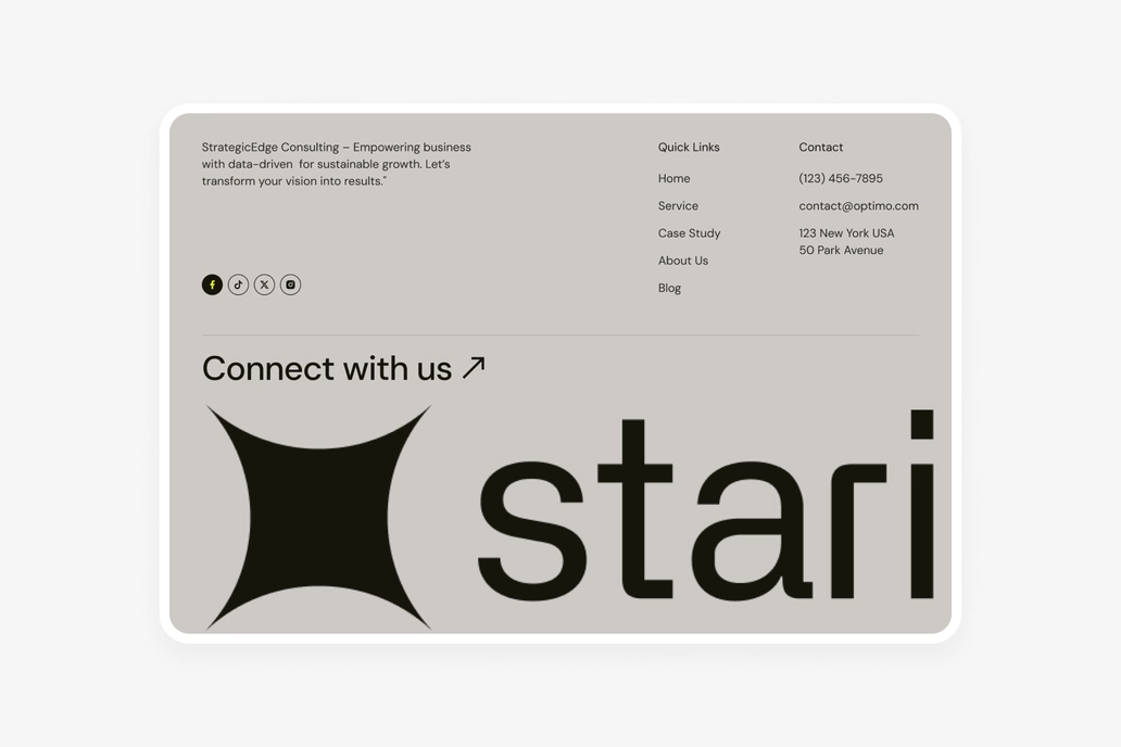 Stari - Footer