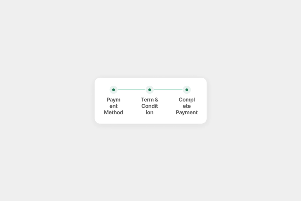 Stepper Card UI