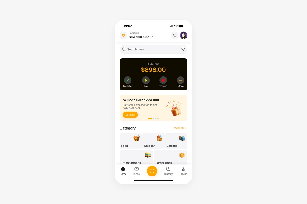 Super App Home UI