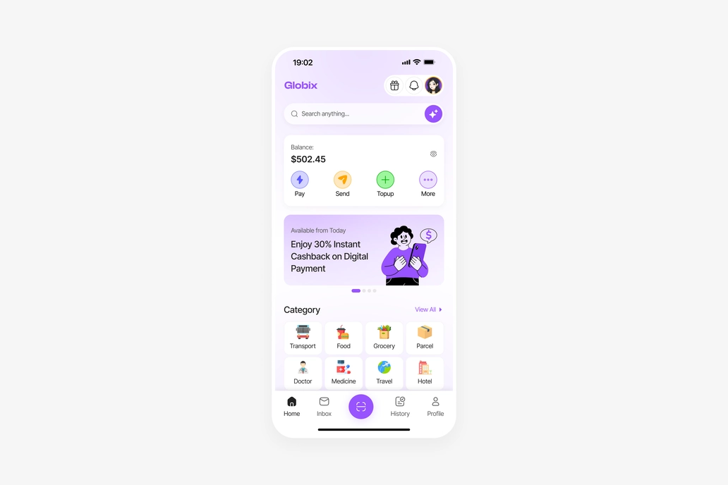 Super App Home UI