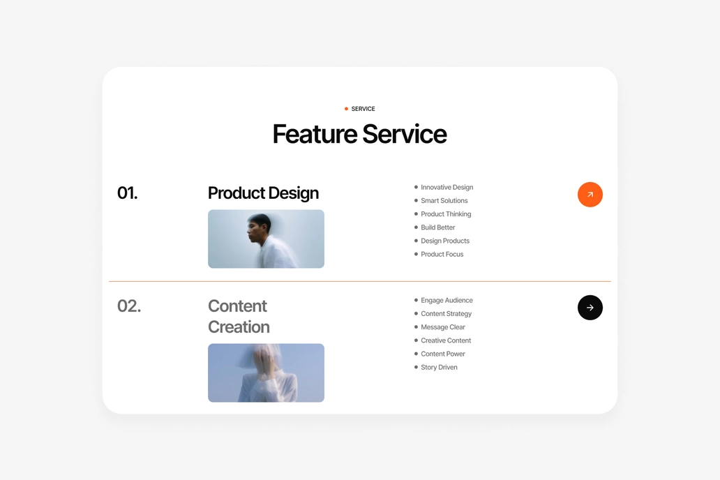 Tivora - Service Figma UI