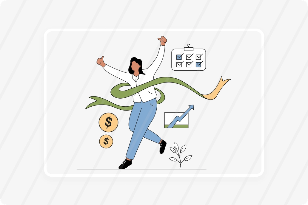 Business Growth Success concept illustration