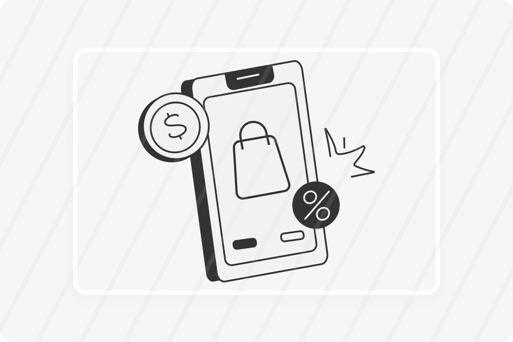 Online Shopping Sale Concept Illustration