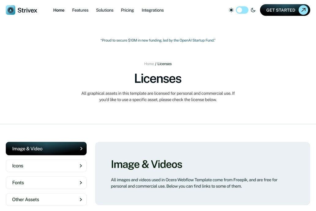 Fintech Changelog Page UI