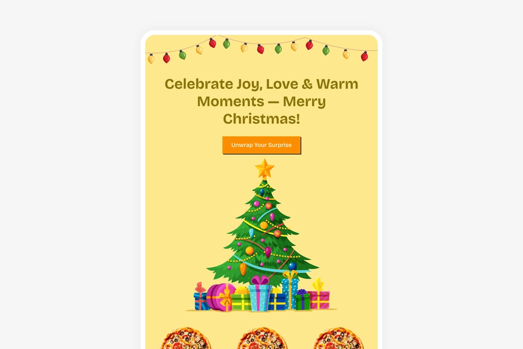 Christmas Day Promotional Email Template