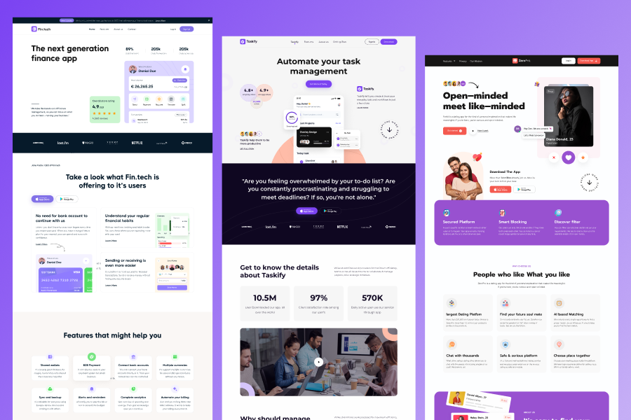 App Landing Bundle thumbnail 1