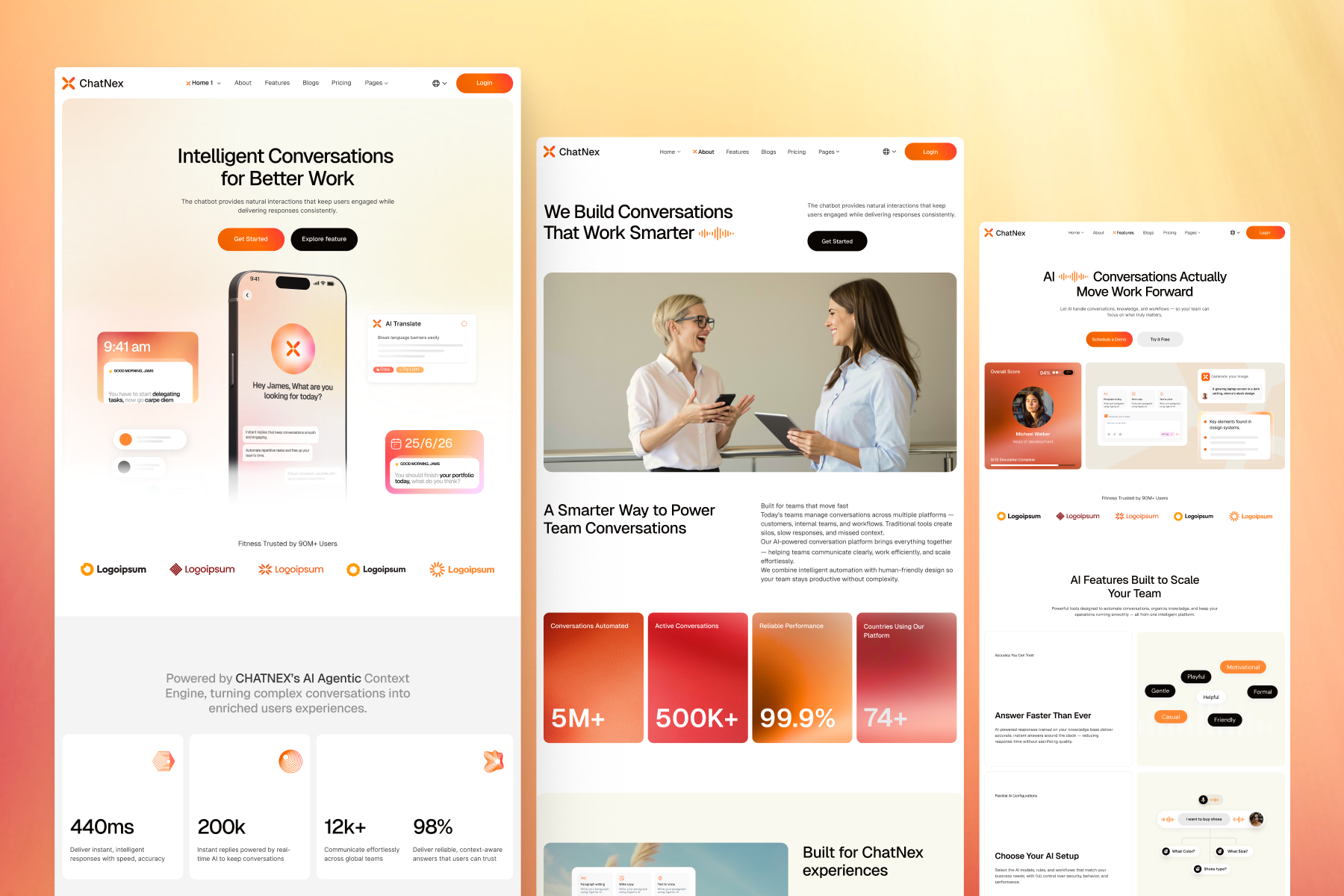 Chatnex-AI Chatbot Template thumbnail 1