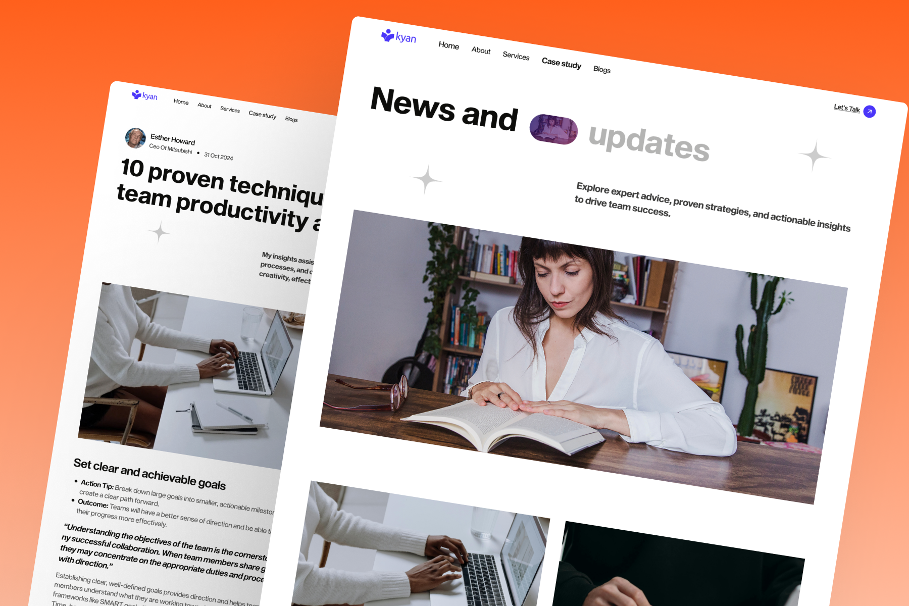 Designer Portfolio UI Template thumbnail 2