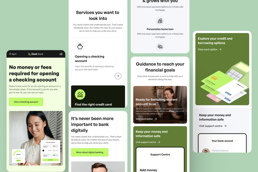 Dost Bank-Bank and Finance Web UI thumbnail 2