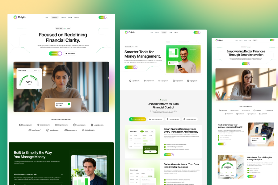 Finlytix Finance Template thumbnail 1