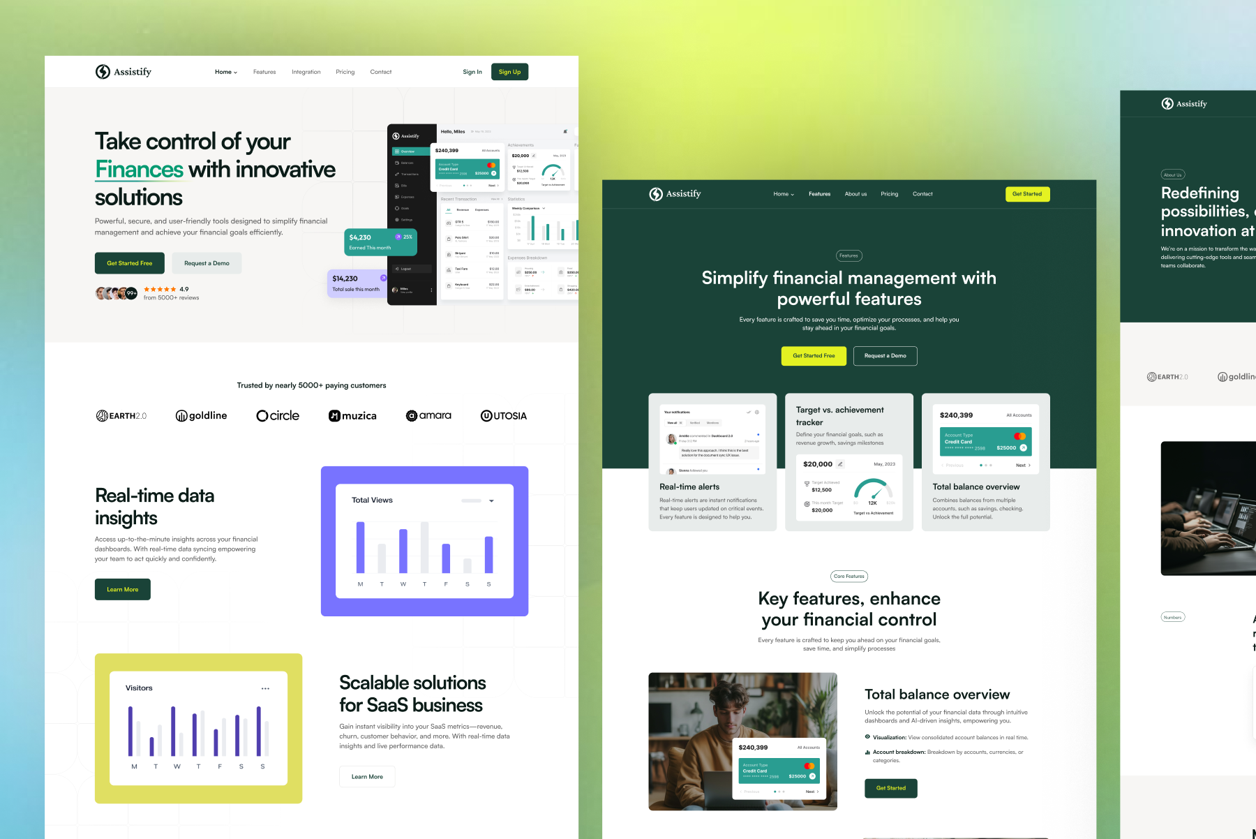 Assitify - SaaS Template thumbnail 2