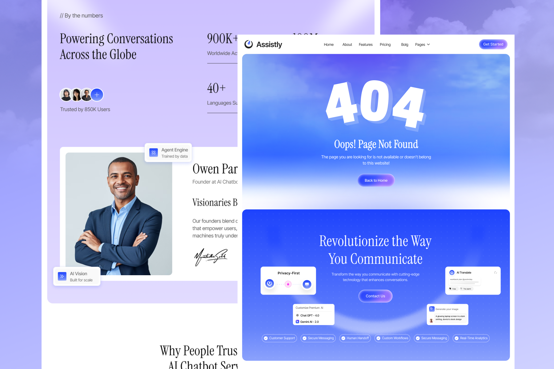 Assistly-AI Chatbot Template thumbnail 3