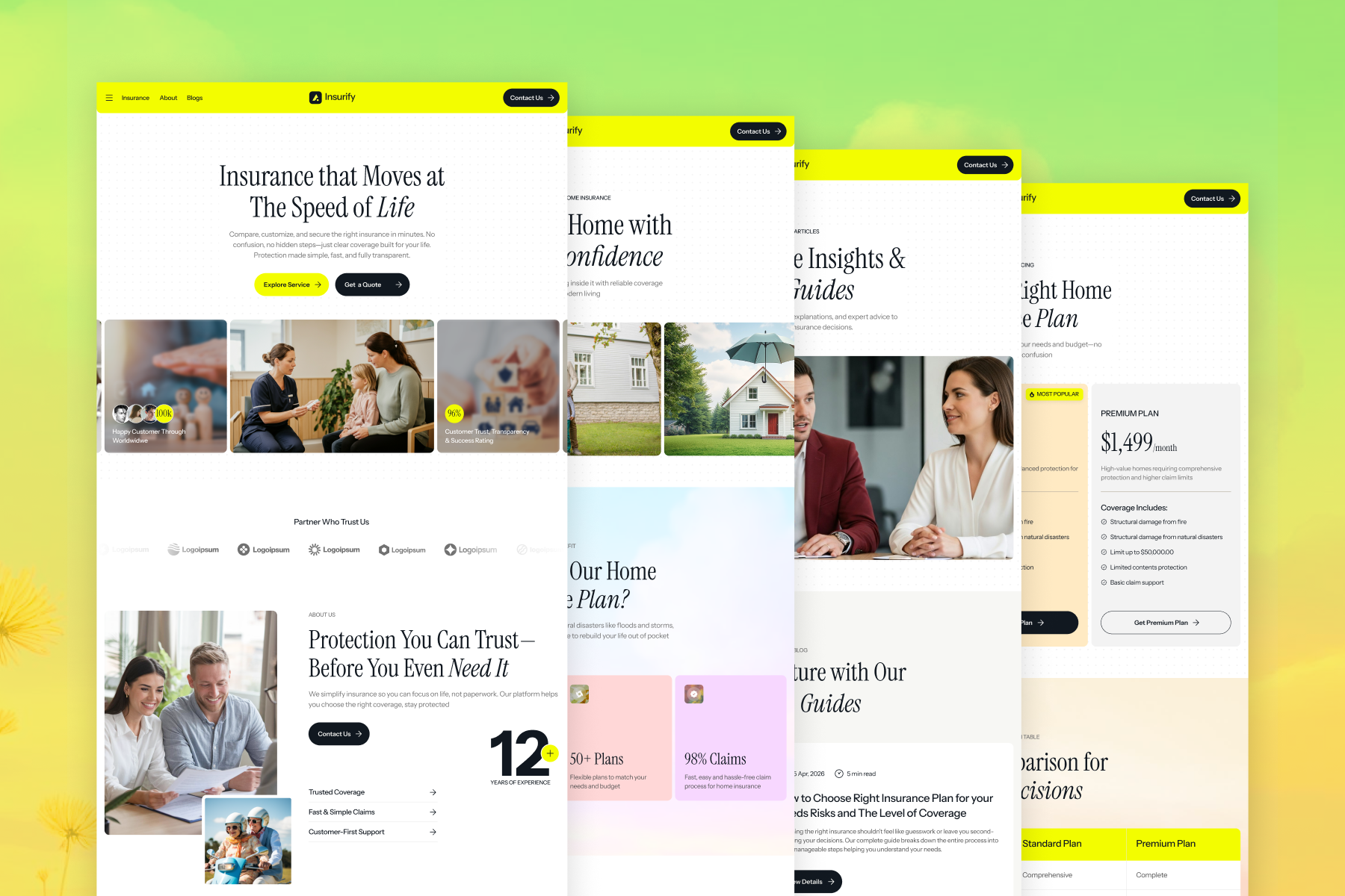Insurify—Insurance Template thumbnail 2
