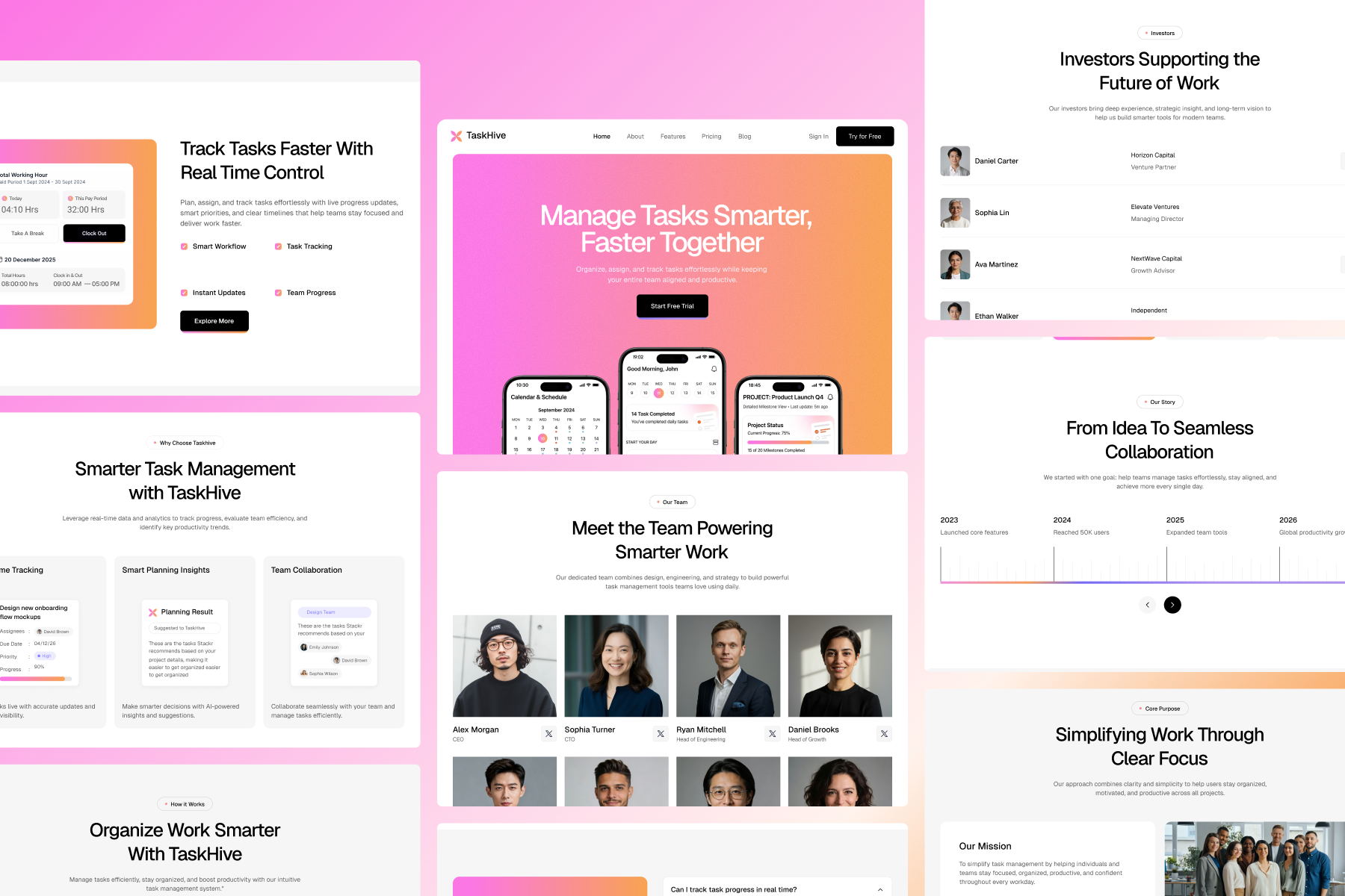 TaskHive-Task Management Template thumbnail 3