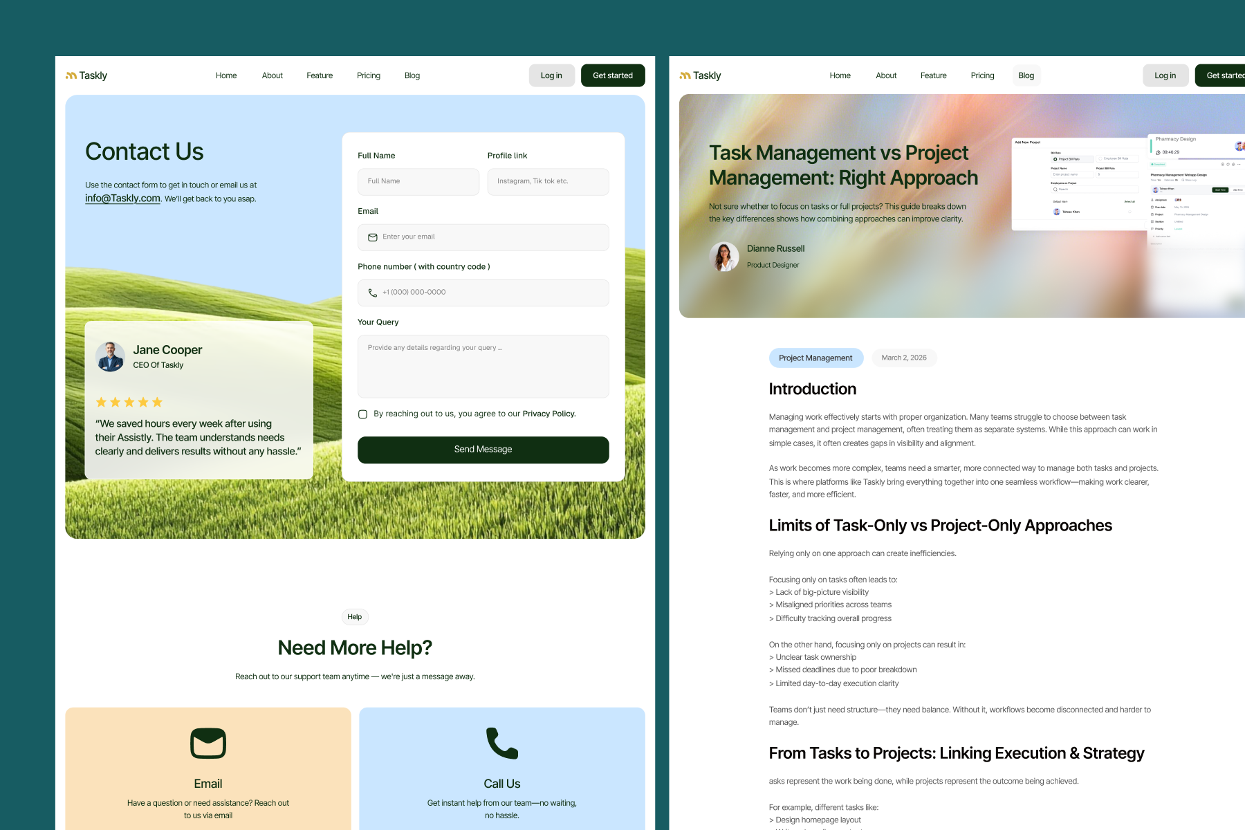 Taskly-Task Management Template thumbnail 3