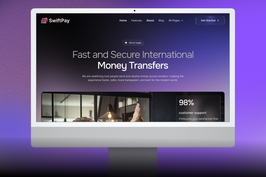 Swiftpay-Finance Template thumbnail 1