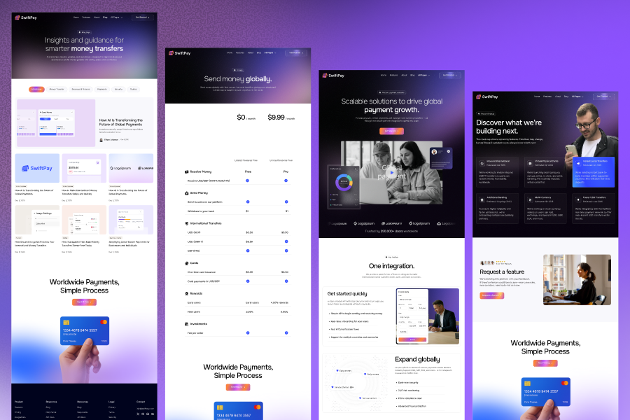Swiftpay-Finance Template thumbnail 3