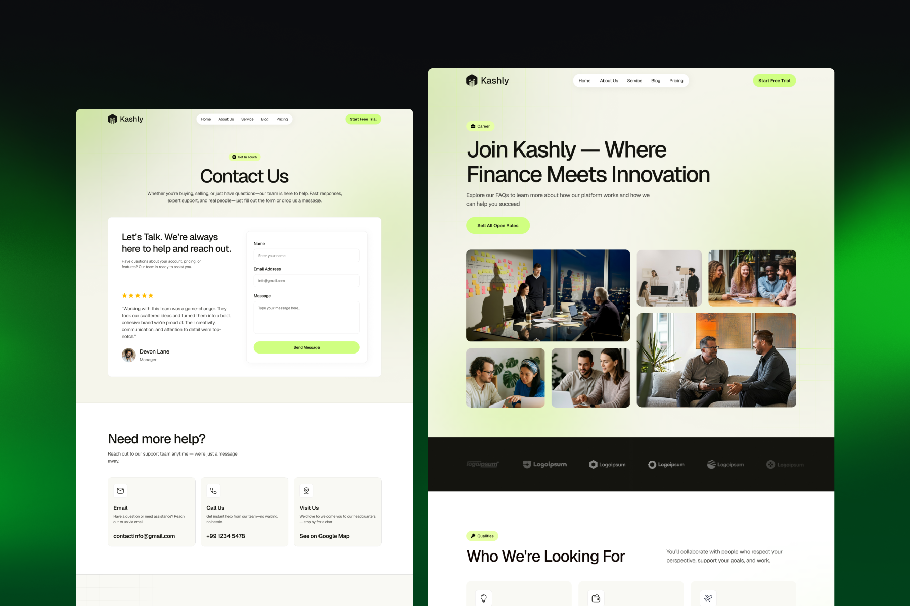 Kasly-Fintech Template thumbnail 3