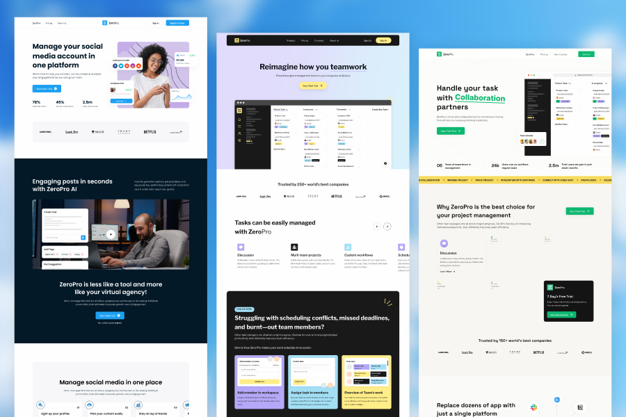 SaaS Landing Bundle thumbnail 2